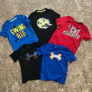 Boys XS Polyester Sporty Shirt Bundle